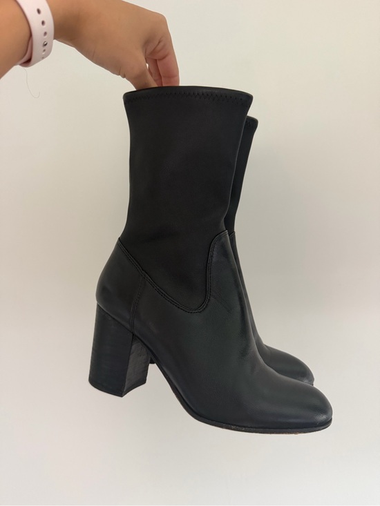 Coach Shoes - Coach Black Mid-Calf Block Heel Boots